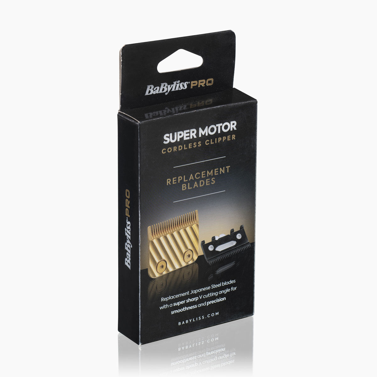 Super Motor Cordless Clipper Replacement Blade (Gold) packaging